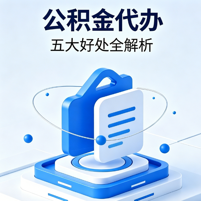 咸阳公积金代办到底值不值？这5大好处让你少走弯路